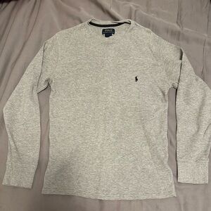 Polo by Ralph Lauren Heather Gray Long Sleeve Shirt